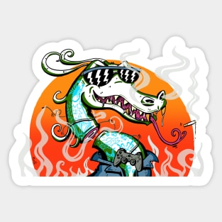 Mortal dragon Sticker